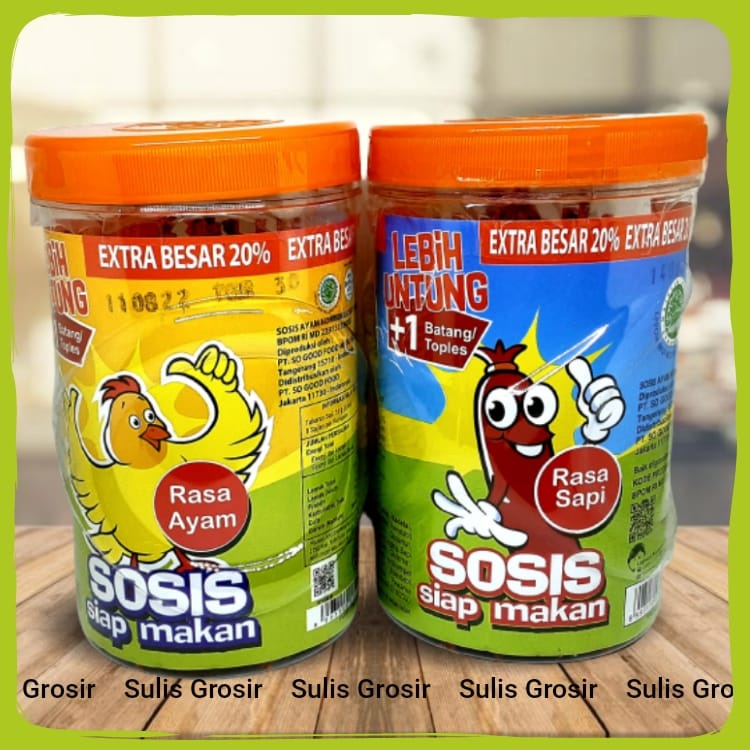 

SOSIS SO NICE TOPLES SIAP MAKAN RASA AYAM RASA SAPI RASA OTAK OTAK