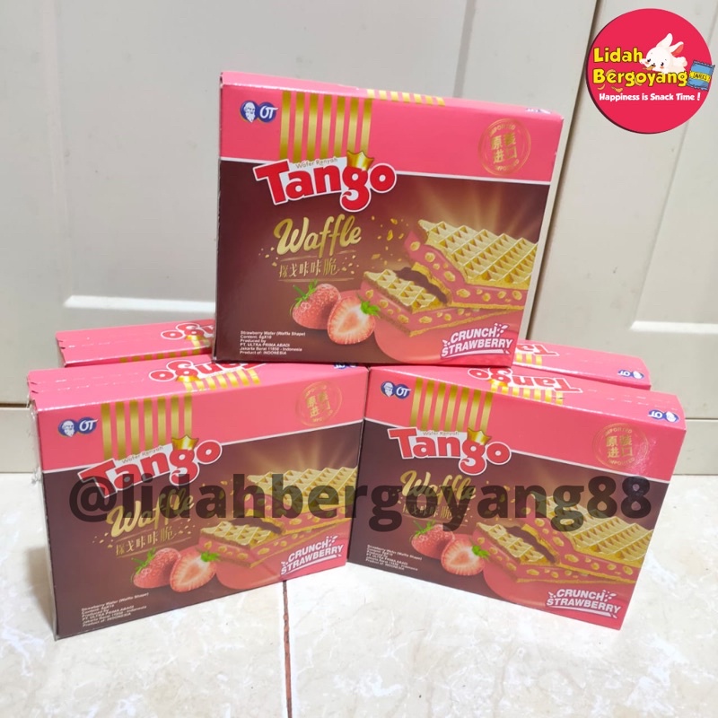 Tango waffle Tango waffle import rasa Stroberi Tango Crunch Strawberry LIMITED