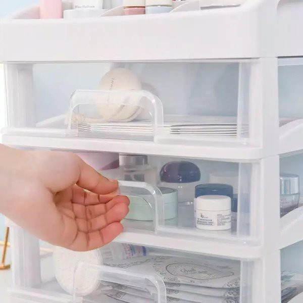 [RS] RAK KOSMETIK 3 SUSUN TEMPAT KOSMETIK MAKE UP STORAGE ORGANIZER