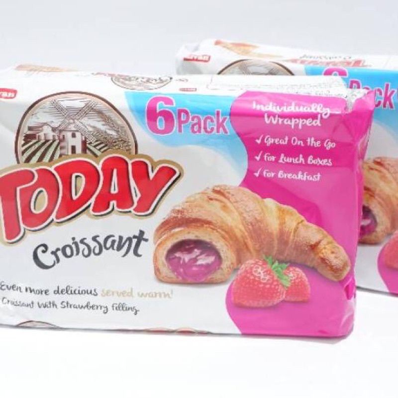 

ELVAN TODAY CROISSANT 6PACK CHOCOLATE /VANILLA CHOCOLATE /