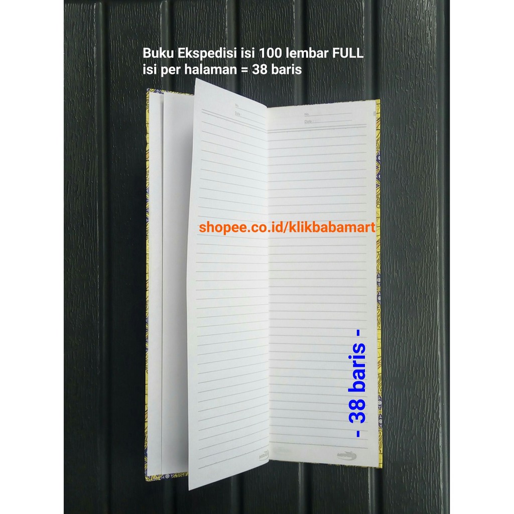 

BUKU EKSPEDISI EXPEDISI HARDCOVER 100 LEMBAR FULL