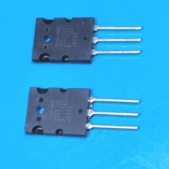 2SC5200 C5200 2SA1943 A1943 Toshiba Ori 150W 15A 230V Pow Tr