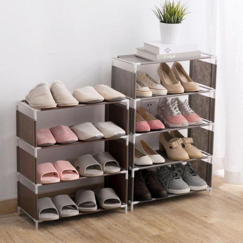 Rak Sepatu Sendal Susun Portable Shoe Rack Organizer Tempat Penyimpanan Sepatu Sandal