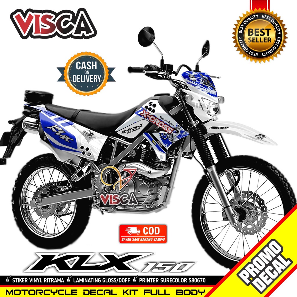 Decal Klx S 150 Lama Dekal Klx 150 Lama Stiker Klx 150 Lama Full Body Decal Klx Lama Hologram X Cros