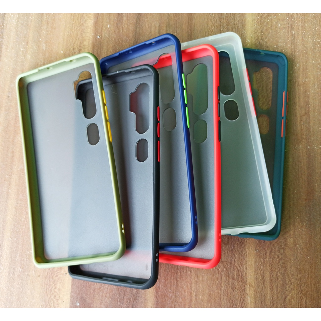 (PAKET HEMAT) Case Fuze Dove + Temperred Glass Xiaomi Mi Note 10/10 Pro / Poco X3 NFC Hardcase / Matte Colour / Case Candy