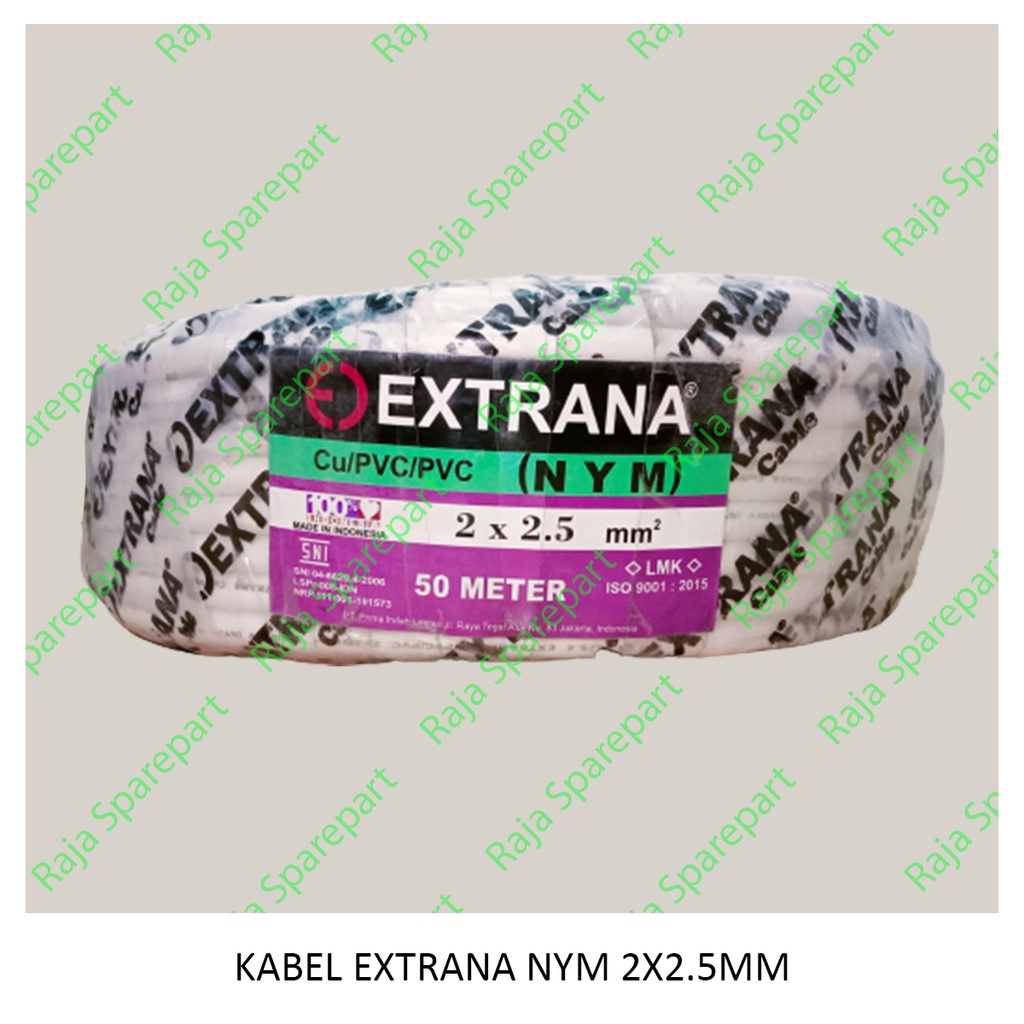 KABEL EXTRANA NYM 2X2.5MM 50 METER