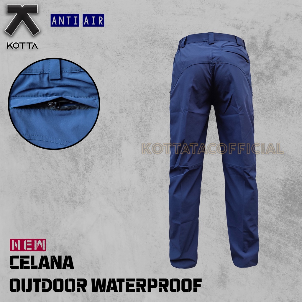 Celana Gunung Panjang Waterrepellent - Celana Outdoor Pria dan Wanita