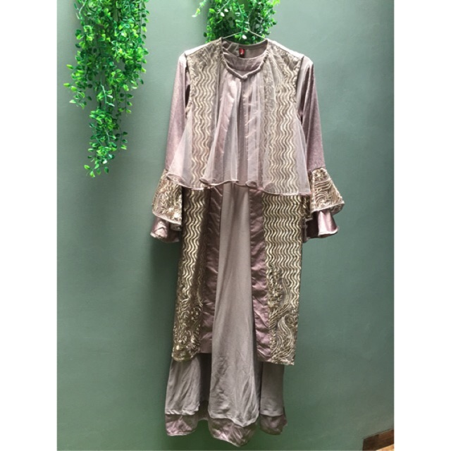 Dress hijab / dress panjang / dress pesta