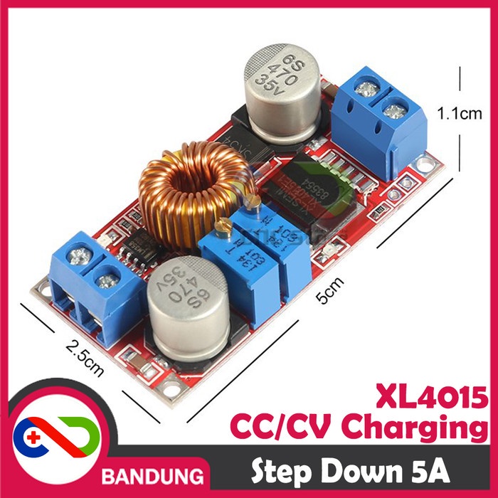 XL4015 5A DC-DC CC CV STEP DOWN LITHIUM CHARGER POWER SUPPLY