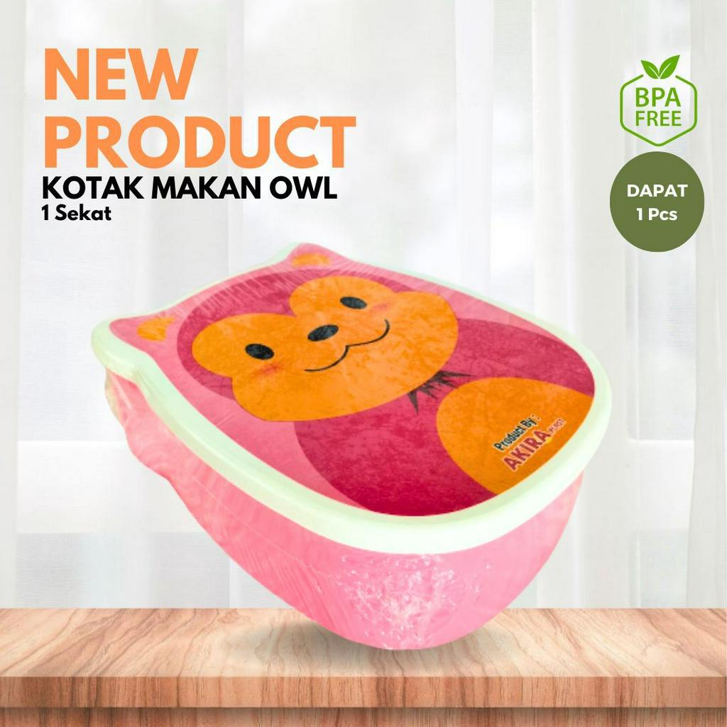 (SHT) Tempat Makan Anak-Anak Untuk Bekel Sekolah Karakter Lucu Harga Satuan