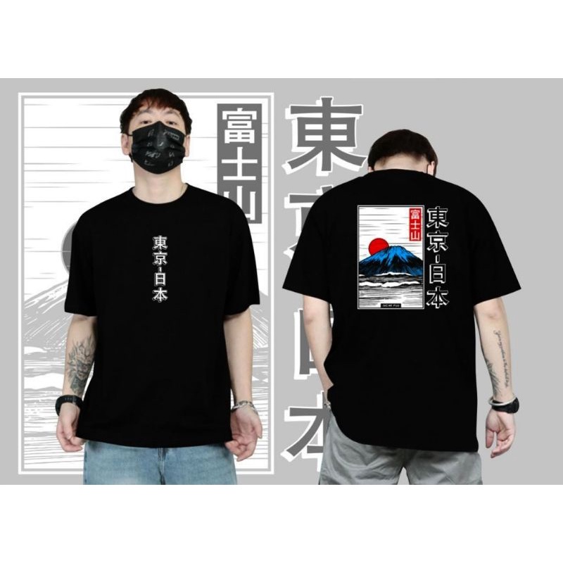 KAOS PRIA / KAOS CASUAL /KAOS KANJI JEPANG / KAOS KOREA/KAOS KEKINIAN