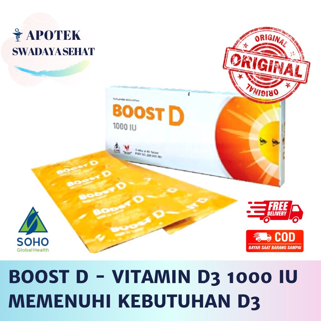 BOOST D BOX  - Vitamin D3 1000 IU Strip