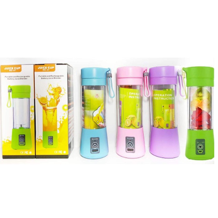 Jual JUICE CUP BLENDER MINI PORTABLE USB BLENDER JUICER ALAT PEMBUAT JUS 4 MATA PiSAU