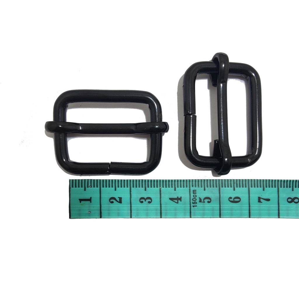 RING JALAN TAS TEBAL 4 MM UKURAN 2.5 CM HITAM