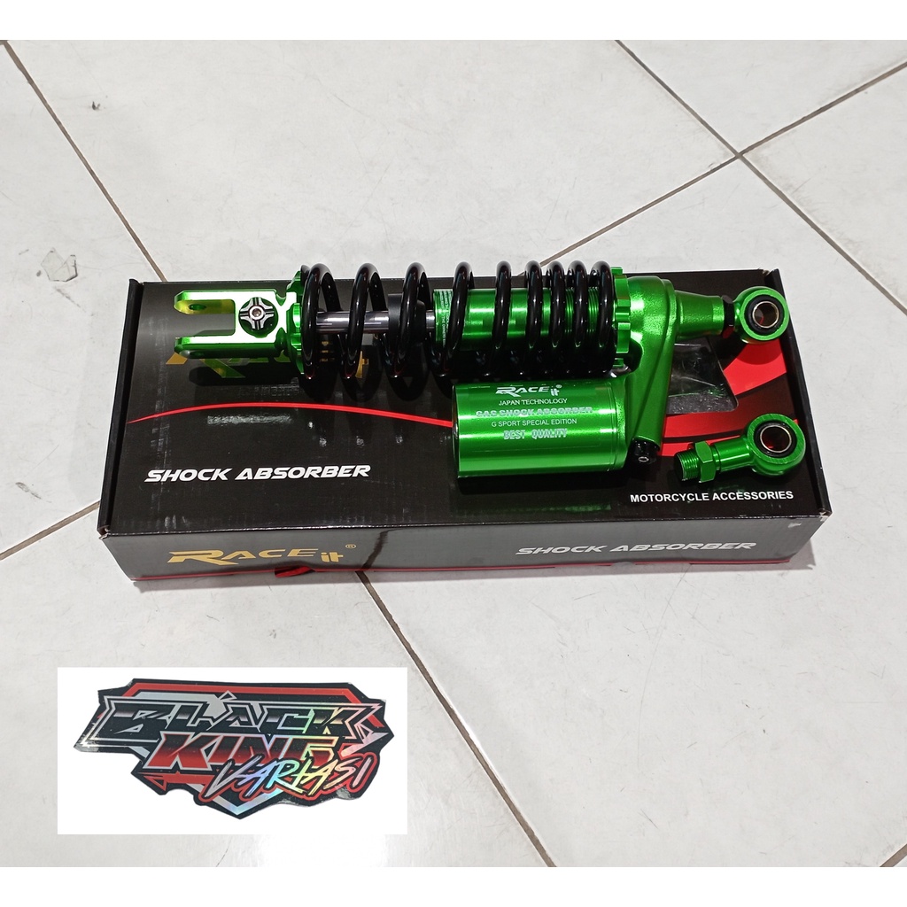 HOCKBREAKER SHOCK TABUNG ATAS RACE IT 310MM 330MM HONDA YAMAHA VARIO BEAT SCOOPY FINO MIO SOUL GT SPACY DLL