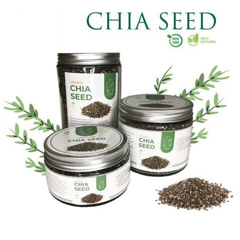 Chia Seed Premium Quality Organik Non GMO Biji Cia Original