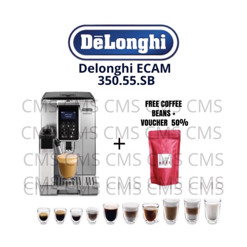 Delonghi ECAM 350.55.SB/mesin kopi Dinamica ECAM 350.55.SB
