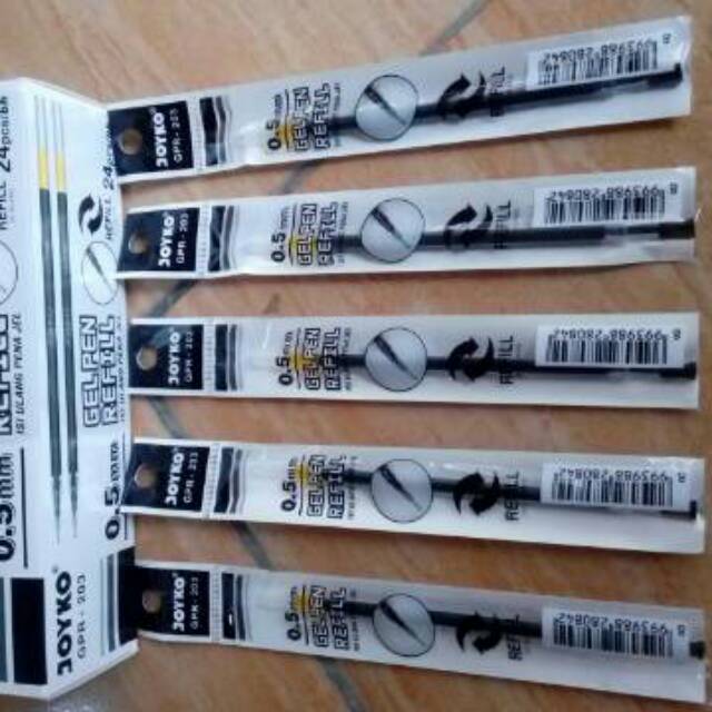 

Refill Gel Pen Joyko 0.5 mm (24 Pcs)