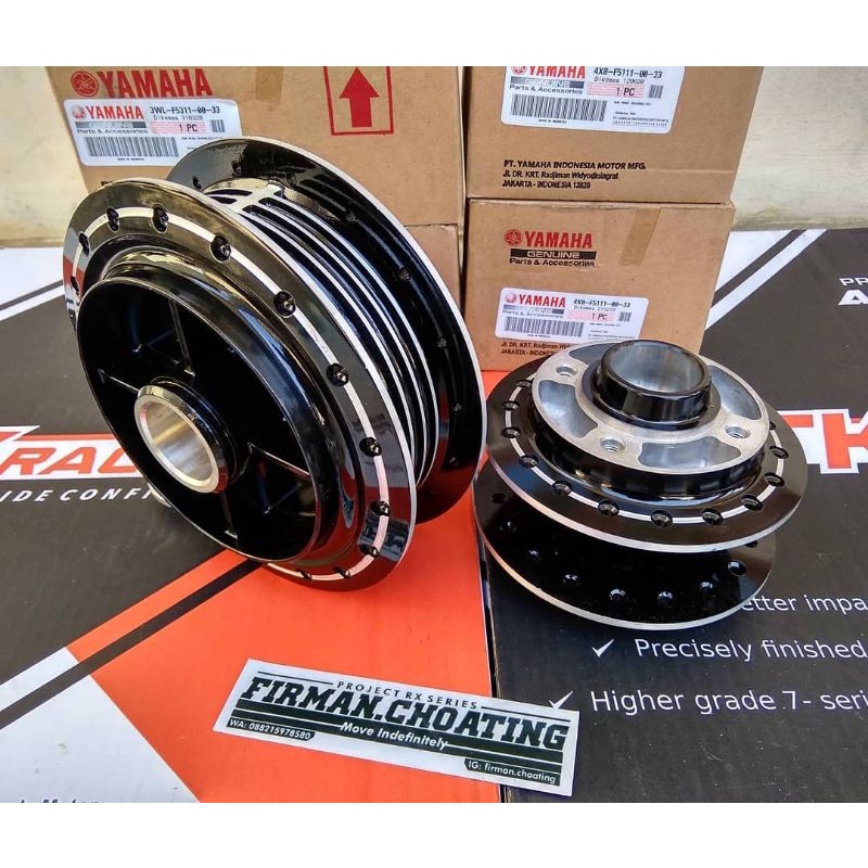 trombol rx king original custom bubut (sepasang)