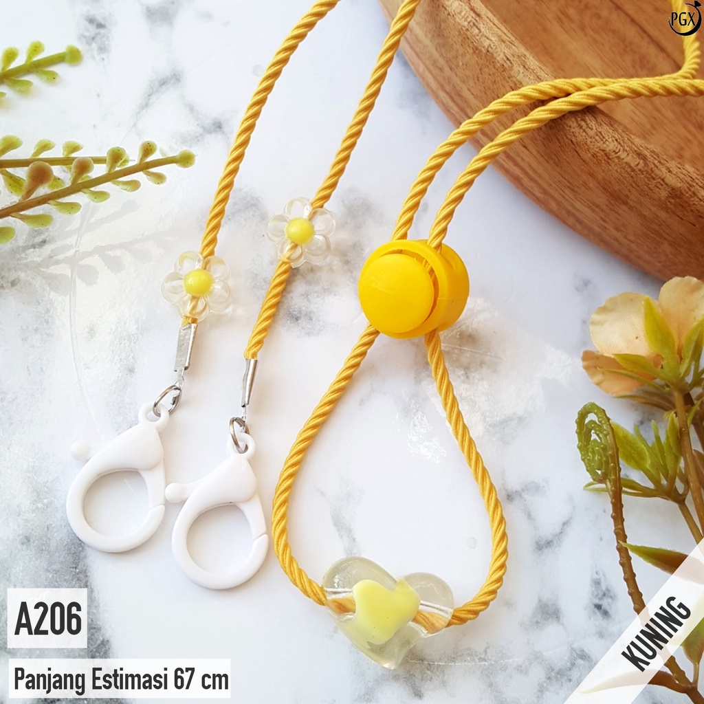 PGX Strap Masker Konektor 2in1 Rantai Kalung Masker - Tali Masker A206