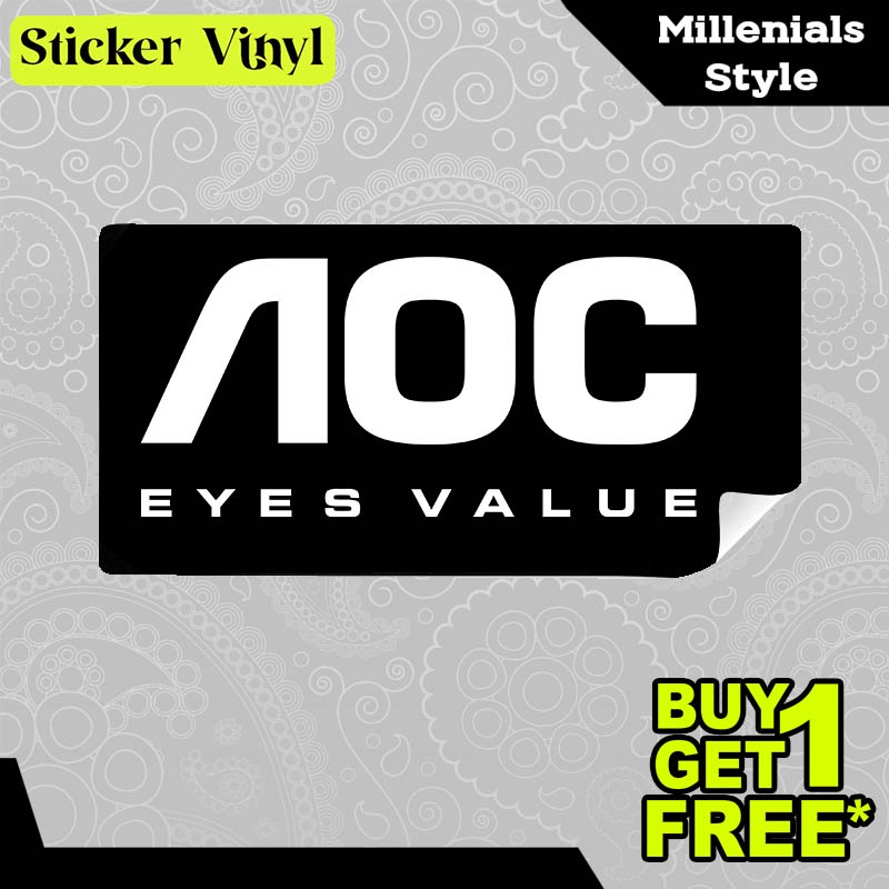

Stiker Sticker AOC Eyes Value Anti Blue Light Monitor Desain Keren dan Kekinian Aesthetic Bahan Vinyl Satuan Anti Air
