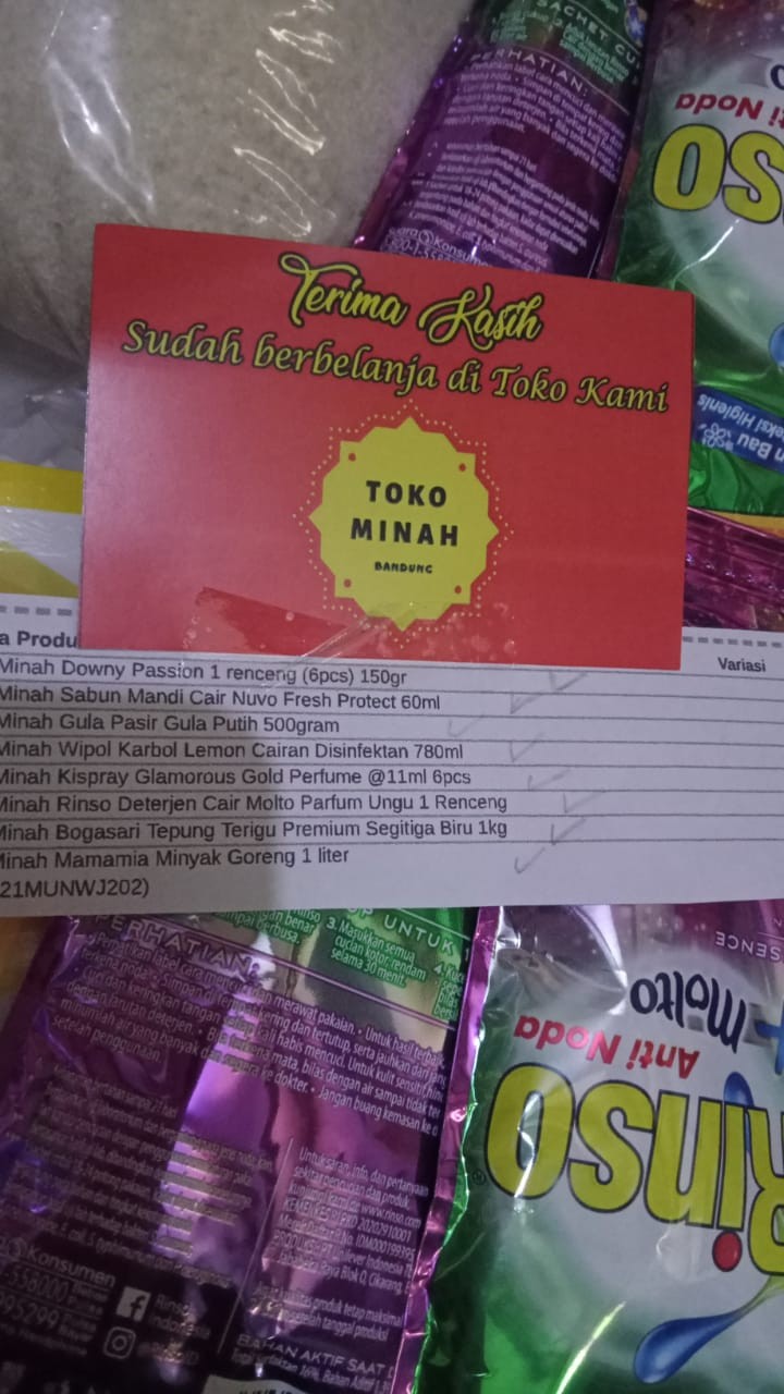 Tokominah Downy Passion 1 Renceng (6pcs) 150gr