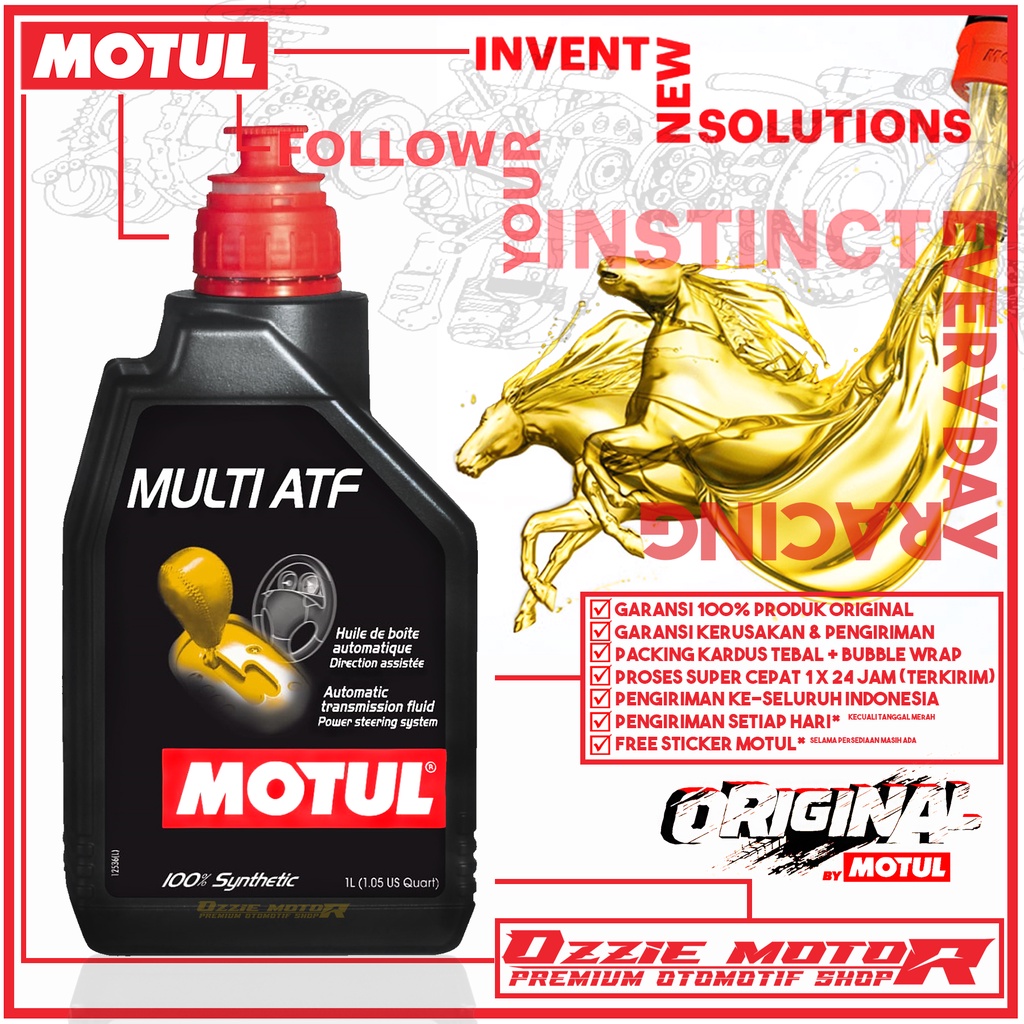 MOTUL MULTI ATF 100% SYN 1L OLI TRANSMISI MOBIL IMPORT BERKUALITAS