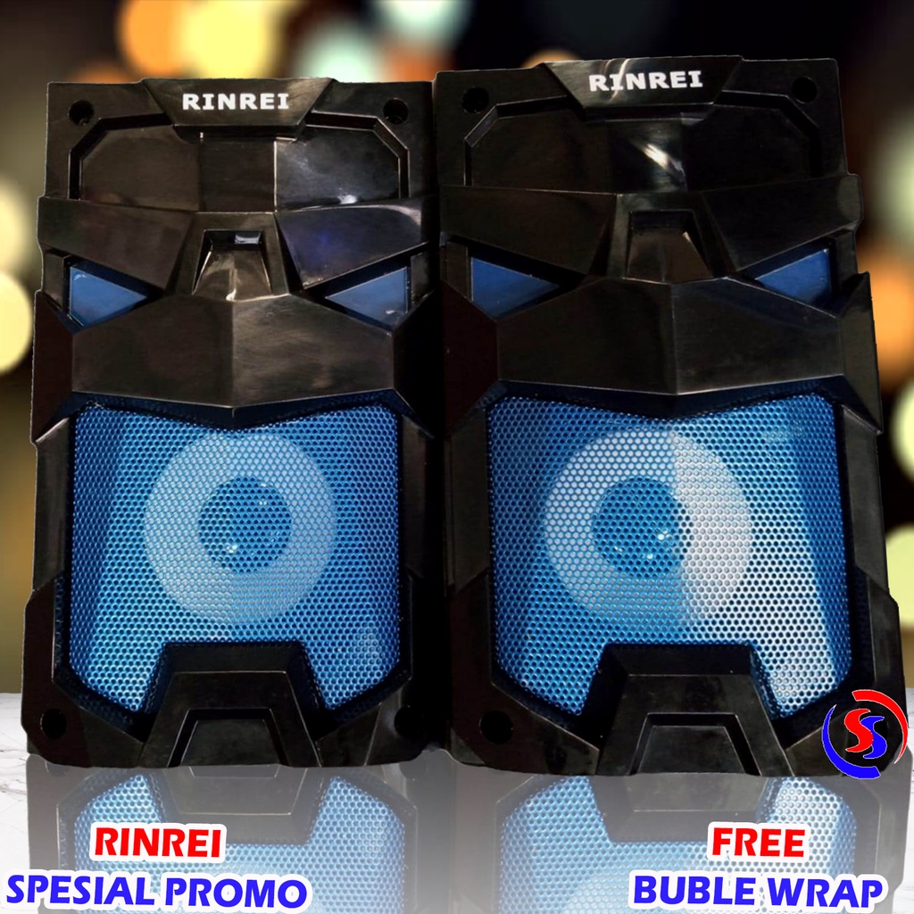 SPEAKER BLUETOOTH RINREI 888 GARANSI 12 BULAN RESMI