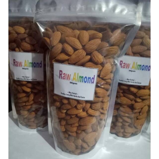 

Raw Almond(Mentah)Premium 500gram