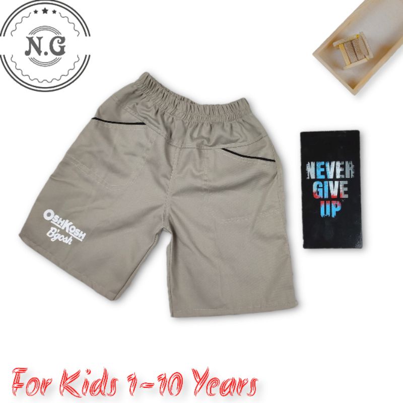 N.G -Celana Pendek Anak Oshkosh/Celana Chino Pendek Anak Tanggung / Celana chino anak pinggang karet