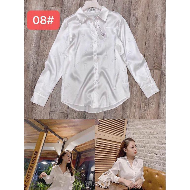 TERBARU✨ kemeja wanita murah DIOR Kemeja Lengan Panjang Wanita Import READY STOCK / Kemeja Branded