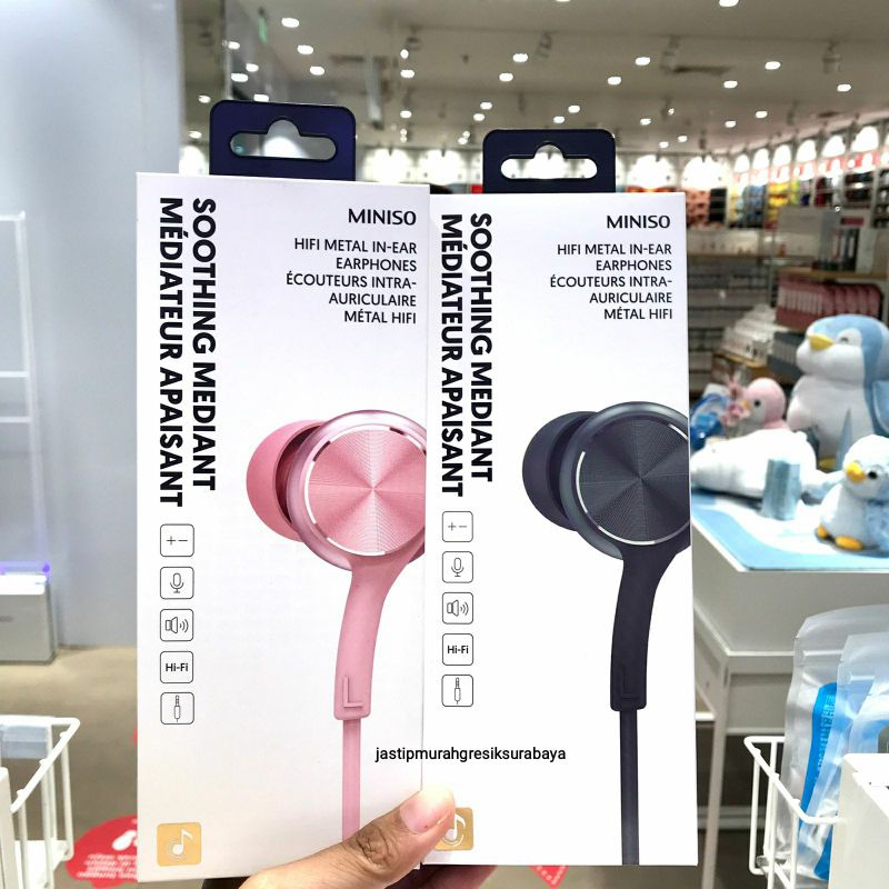 HIFI METAL IN-EAR EARPHONES MINISO HEADSET MINISO