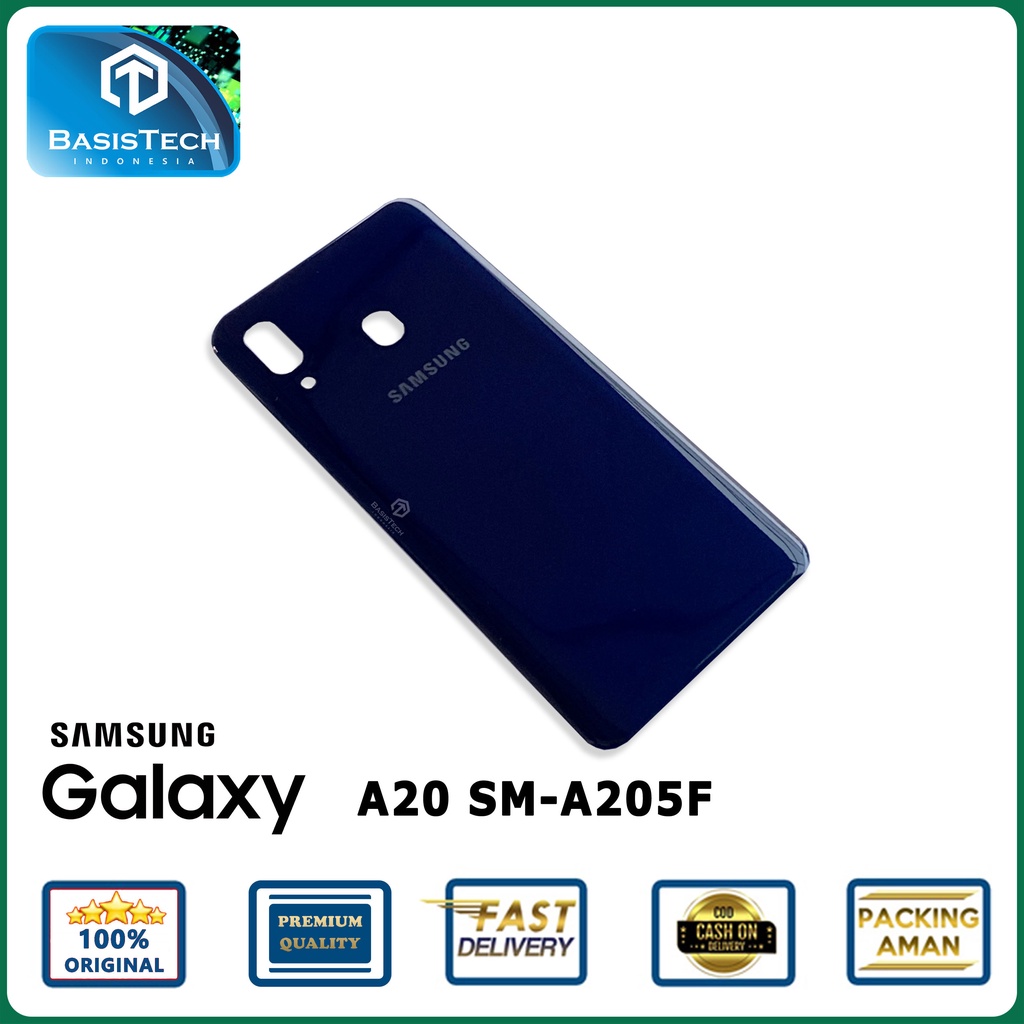 BACK COVER BACKDOOR CASING SAMSUNG A20 SM-A205F ORIGINAL QUALITY