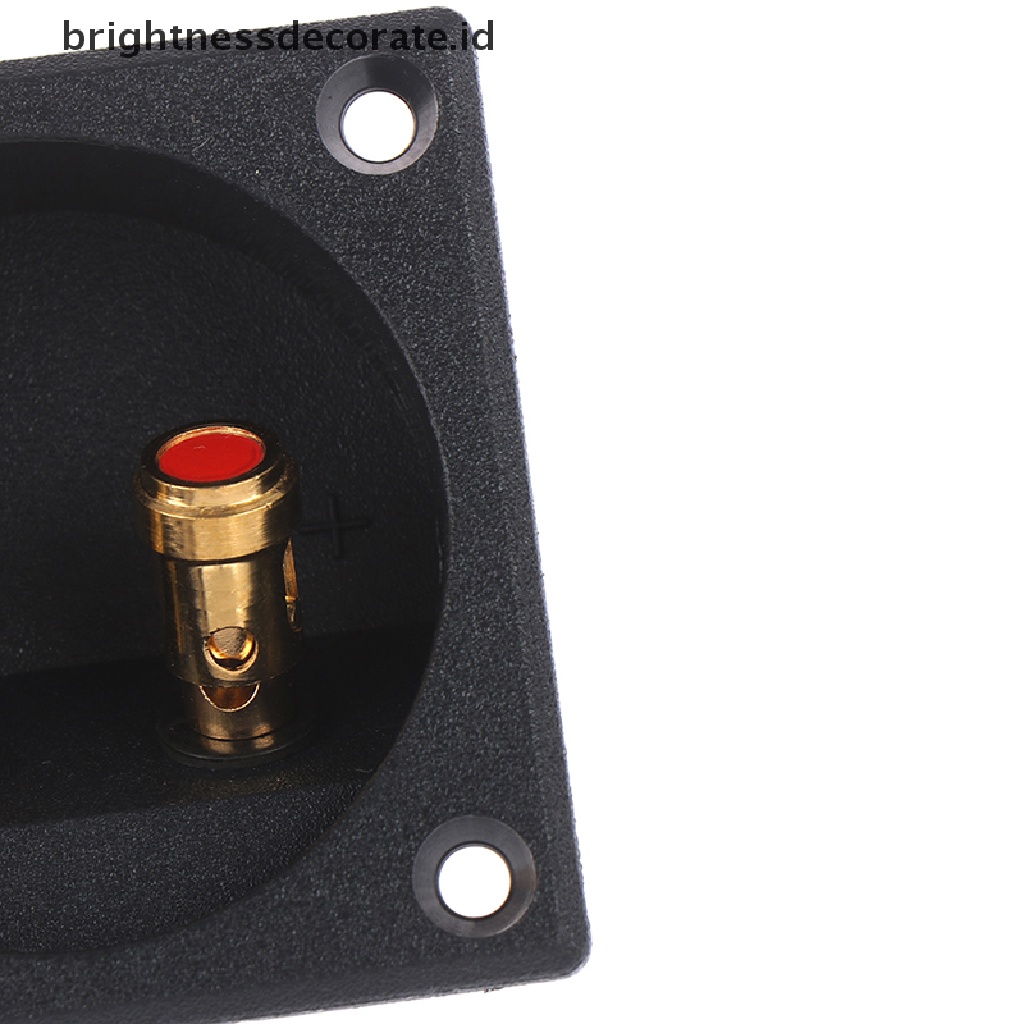 1 Pc Konektor Terminal Kotak Speaker Stereo Subwoofer Bentuk Cangkir Bulat 50mm Untuk Mobil