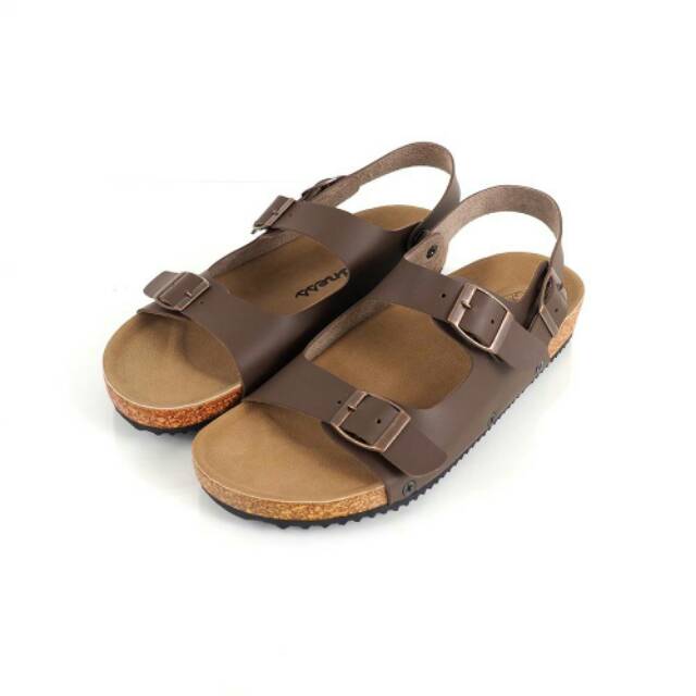 DISC 50% SANDAL KULIT GOODNESS QUIT BROWN