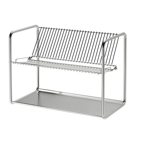ORDNING pengering piring 50x27x36 cm baja tahan karat