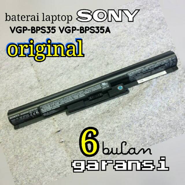 Original Baterai Laptop SONY VAIO 14E 15E VGP-BPS35 VGP-BPS35A SVF