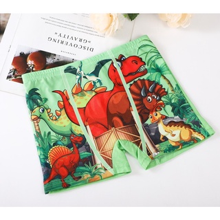 GO!CP8542 Celana pendek Boxer Anak Laki laki cowok motif kartun animal hewan dinosaurus lucu