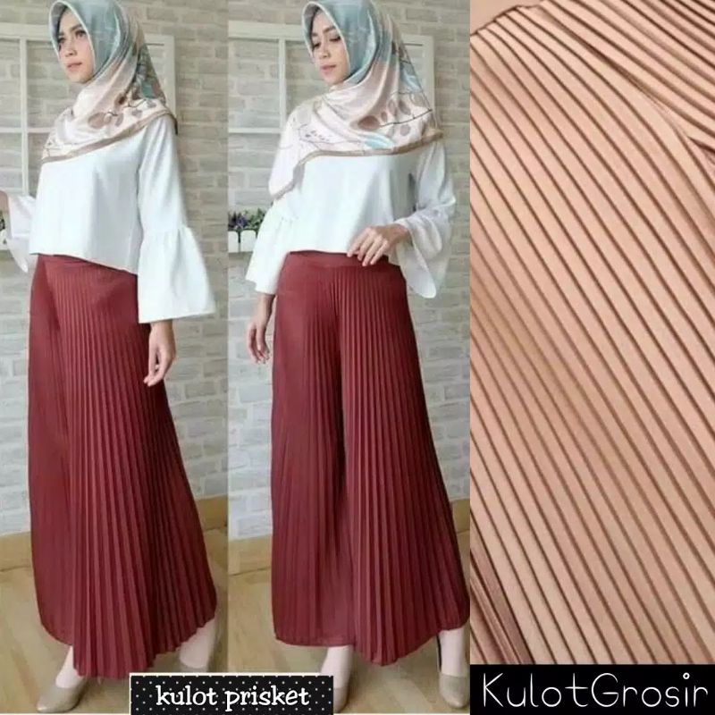 kulot plisket jumbo mayung/kulot plisket termurah