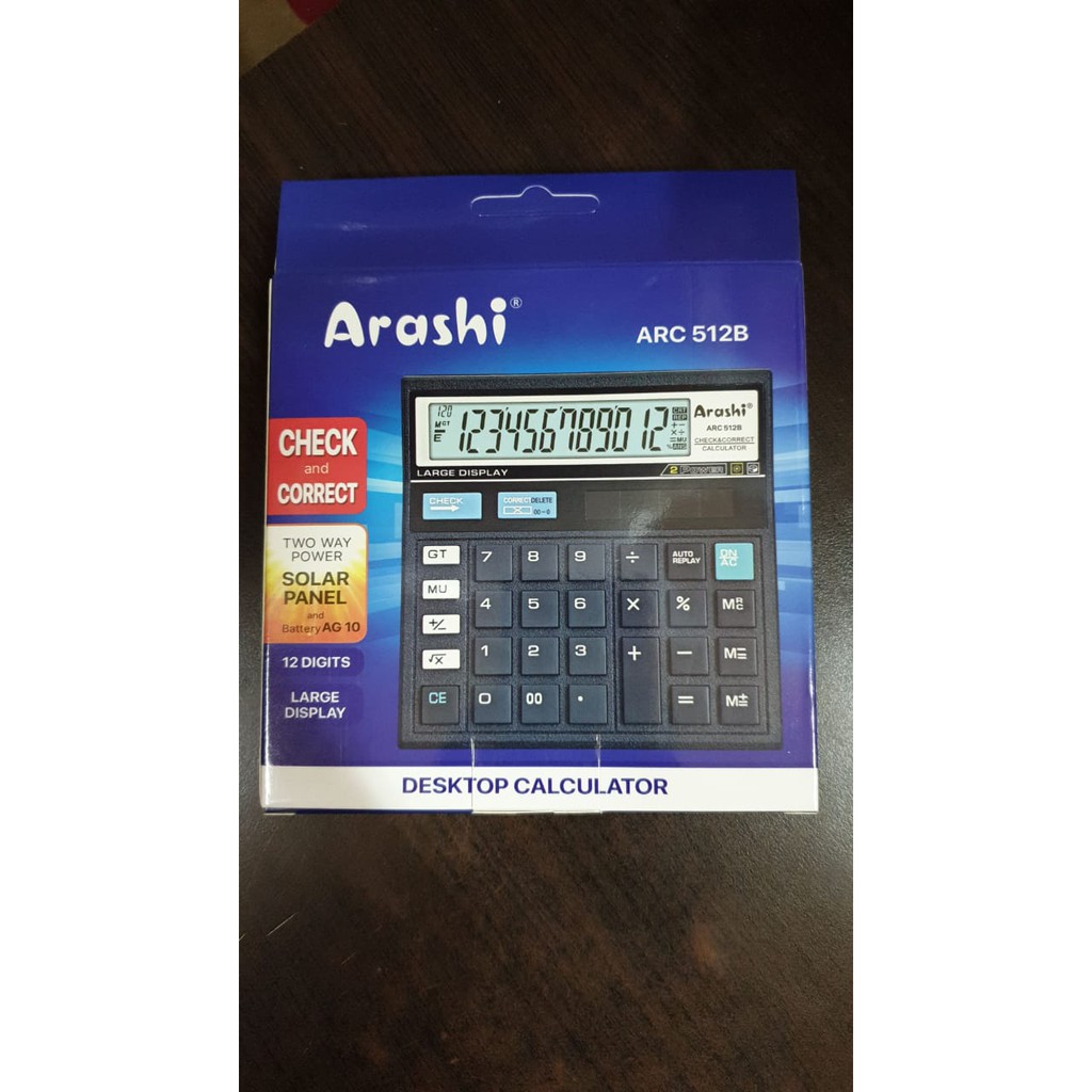 

Dekstop Calculator Arashi ARC 512 B