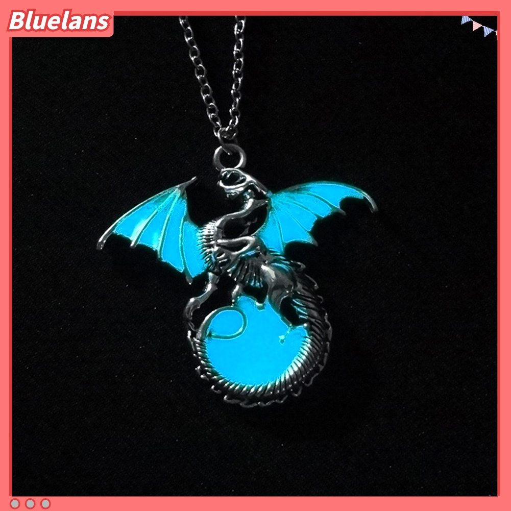 Bluelans Charm Sweater Chain Vintage Glow In The Dark Ancient  Pendant Necklace