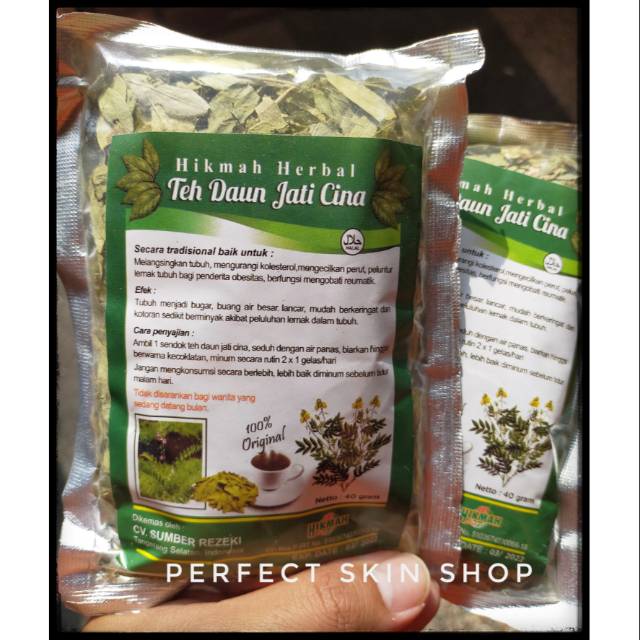 

Teh Daun Jati Cina / Teh Daun Jati Cina Hikmah 40 gr / Teh Diet / Teh Pelangsing /Teh Peluntur Lemak