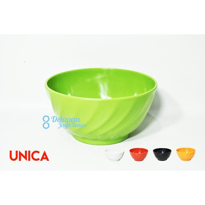 "Mangkok Melamin Bowl 6"| Mangkok Melamin Ulir Luar|Mangkok Unica M9060"