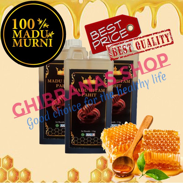 

Madu hitam pahit kalimantan murni 1kg