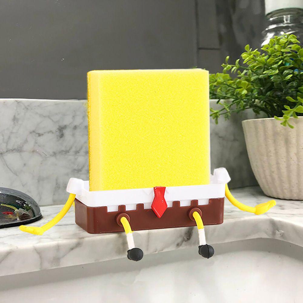 Top Sponge Holder Kartun Aksesoris Rumah Penyimpanan Rumah Tangga