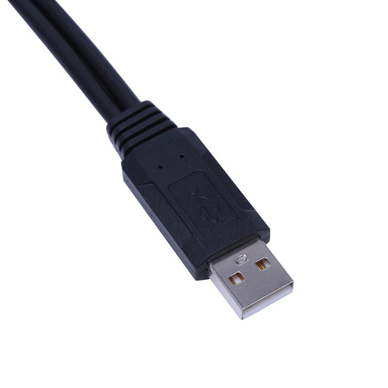 Cre Kabel Extension Splitter Data / Charger Usb 2.0 Tipe A 1 Male Ke 2 Female Bentuk Y