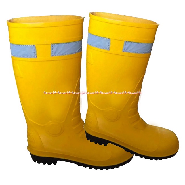 Krisbow Safety Boots Shoes Sepatu Bot Proyek Sepatu Hujan Kuning Yellow Boot But Booth