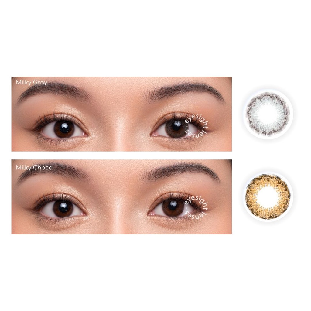 EYESIGHT LENSES  Softlens Princess by EOS - Milky Choco (2pcs/sepasang)