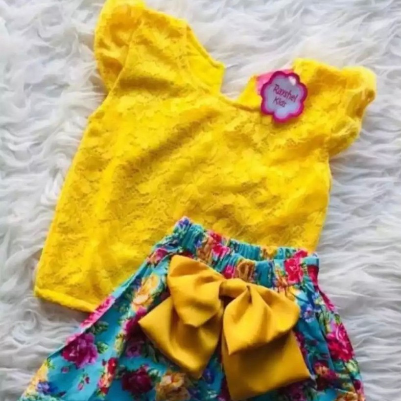 SETELAN ANAK PEREMPUAN PITA BROKAT TERMURAH 1-5 TAHUN