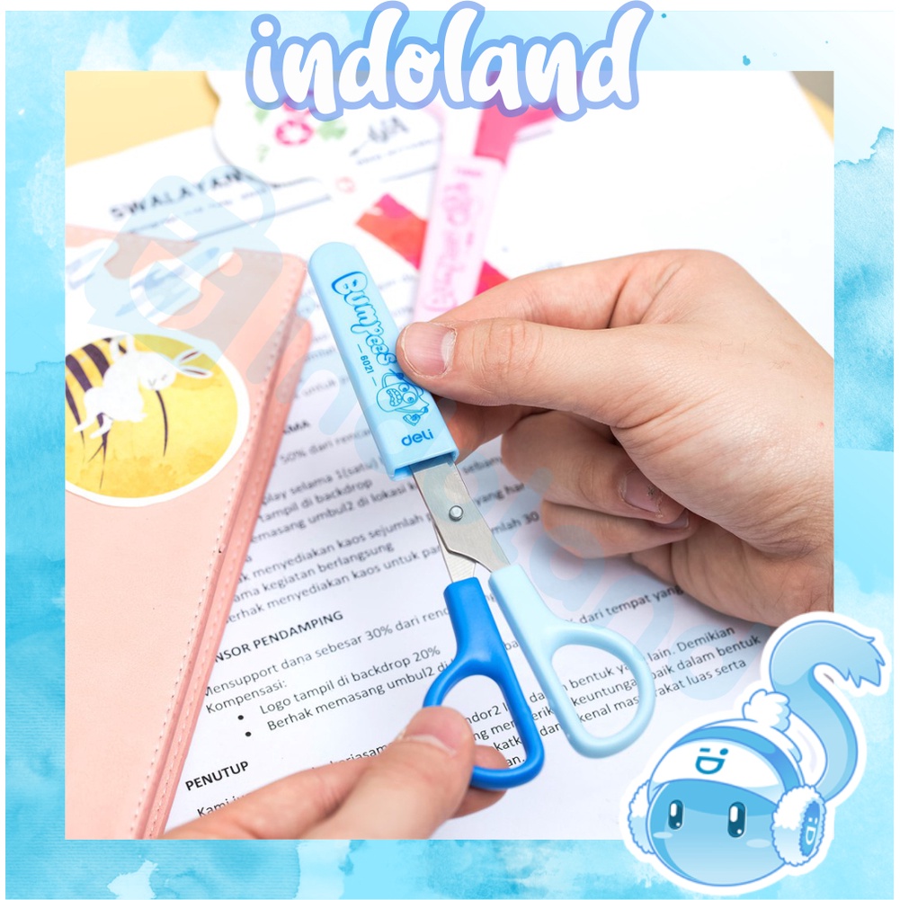 

☀ INDOLAND ☀ S013 Gunting Sekolah ujung tumpul aman digunakan